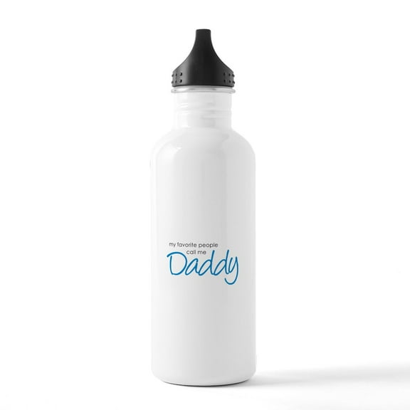 CafePress - Favorite People Call Me Daddy Stainless Water Bott - Stainless Steel Water Bottle, Sports Bottle, 1.0L