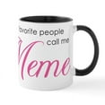 thumbnail image 1 of CafePress - Favorite People Call Me Meme Mug - 11 oz Ceramic Mug - Novelty Coffee Tea Cup, 1 of 6