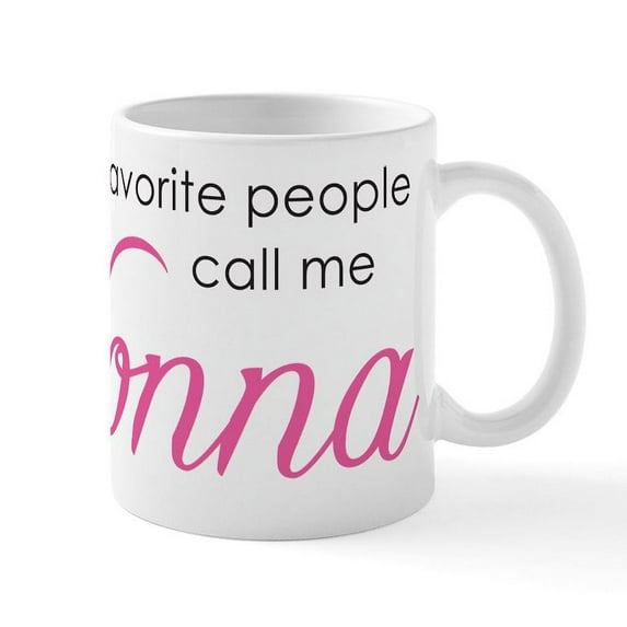 CafePress - Favorite People Call Me Nonna Mug - 11 oz Ceramic Mug - Novelty Coffee Tea Cup