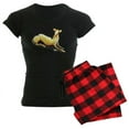 thumbnail image 1 of CafePress - Fawn Whippet Lover Women's Dark Pajamas - Women's Short Sleeve Print T-Shirt and Pants Dark Cotton Pajama Set, 1 of 7
