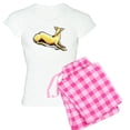 thumbnail image 1 of CafePress - Fawn Whippet Lover Women's Light Pajamas - Women's Short Sleeve Print T-Shirt and Pants Light Cotton Pajama Set, 1 of 7