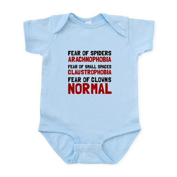CafePress - Fear Clowns Body Suit - Baby Light Bodysuit, Size Newborn - 24 Months