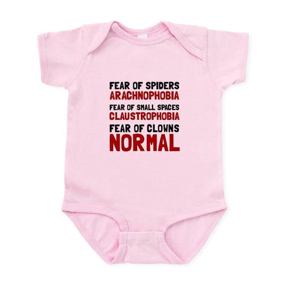 CafePress - Fear Clowns Body Suit - Baby Light Bodysuit, Size Newborn - 24 Months