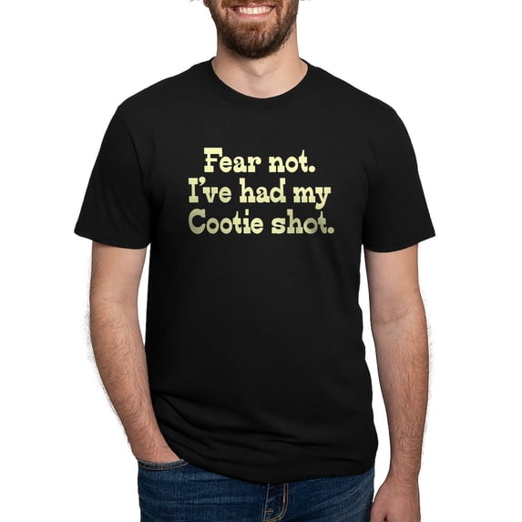 CafePress - Fearnotcooties Men's Deluxe T Shirt - Mens Tri-blend T-Shirt