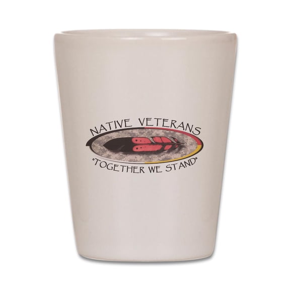 CafePress - Feather%20001[1] - White Shot Glass, Unique and Funny Shot Glass
