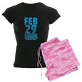 thumbnail image 1 of CafePress - Feb 29Th A Birthday Pajamas - Women's Short Sleeve Print T-Shirt and Pants Dark Cotton Pajama Set, 1 of 7