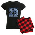 thumbnail image 1 of CafePress - February 29 My Birthday - Women's Dark Pajamas, 1 of 4
