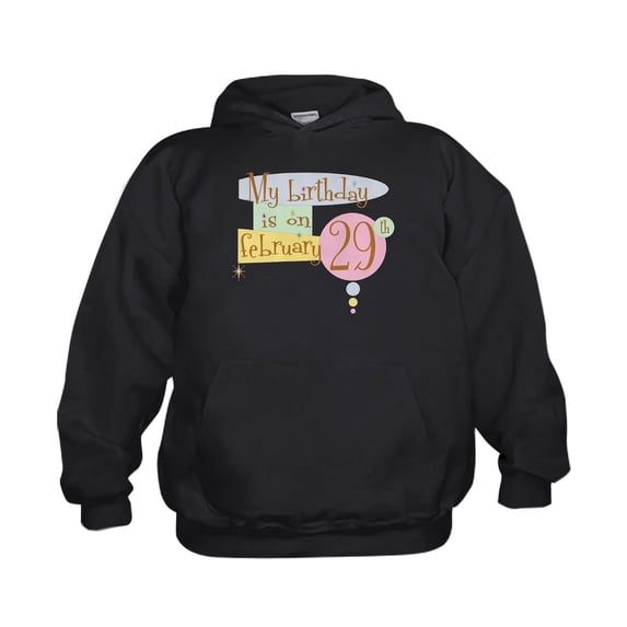 CafePress - February 29Th Retro - Kids Hooded Sweatshirt, Classic Hoodie