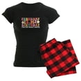 thumbnail image 1 of CafePress - February Is My Birthday Pajamas - Women's Short Sleeve Print T-Shirt and Pants Dark Cotton Pajama Set, 1 of 7
