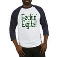 thumbnail image 1 of CafePress - Feckin' Eejits! Baseball Jersey - Cotton Baseball Jersey, 3/4 Raglan Sleeve Shirt, 1 of 4