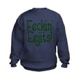 thumbnail image 1 of CafePress - Feckin' Eejits! Kids Sweatshirt - Kids Sweatshirt, Youth Crew Neck Sweatshirt, 1 of 4