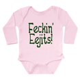 thumbnail image 1 of CafePress - Feckin' Eejits! Long Sleeve Infant Bodysuit - Long Sleeve Cotton Baby Bodysuit, 1 of 4