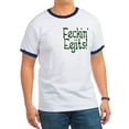 thumbnail image 1 of CafePress - Feckin' Eejits! Ringer T - 100% Cotton Ringed T-Shirt, 1 of 4