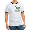 thumbnail image 1 of CafePress - Feckin' Eejits! Ringer T - 100% Cotton Ringed T-Shirt, 1 of 4