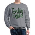 thumbnail image 1 of CafePress - Feckin' Eejits! Sweatshirt - Crew Neck Sweatshirt, 1 of 4