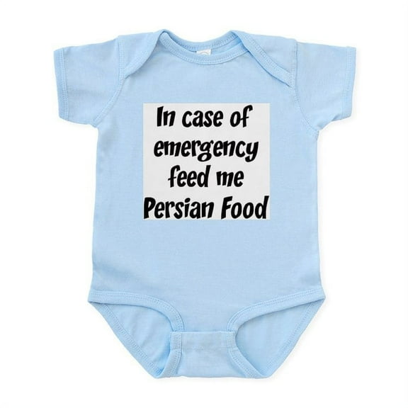 CafePress - Feed Me Persian Food Infant Bodysuit - Baby Light Bodysuit, Size Newborn - 24 Months