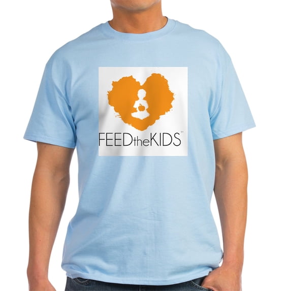 CafePress - Feed The Kids Campagin Light T Shirt - Men's Classic Graphic T-Shirt