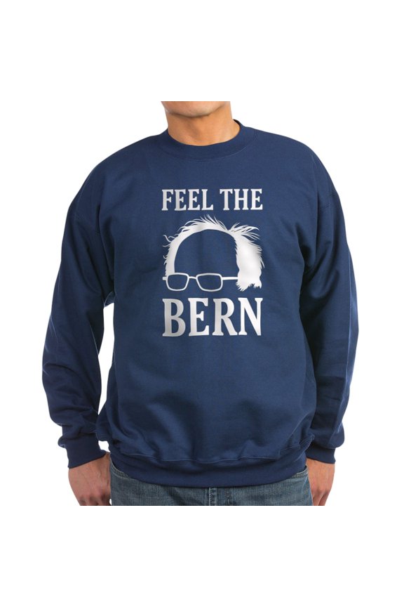 - Feel The Bern [Hair] Sweatshirt - Classic Crew Neck Sweatshirt