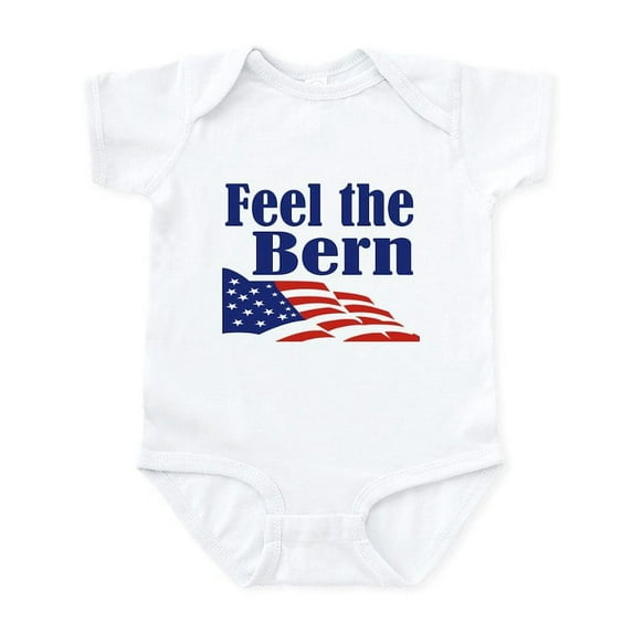 CafePress - Feel The Bern Infant Bodysuit - Baby Light Bodysuit, Size Newborn - 24 Months