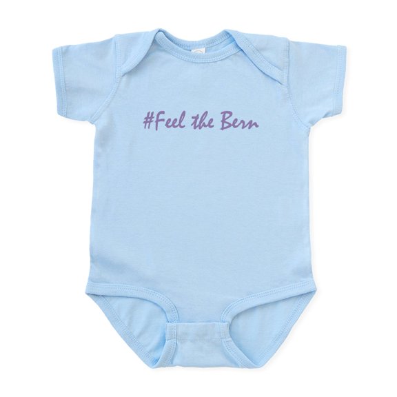 CafePress - Feel The Bern Infant Bodysuit - Baby Light Bodysuit, Size Newborn - 24 Months