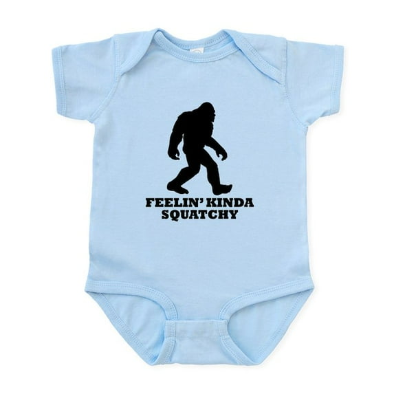 CafePress - Feelin Kinda Squatchy Body Suit - Baby Light Bodysuit, Size Newborn - 24 Months