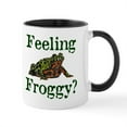 thumbnail image 1 of CafePress - Feeling Froggy? Mug - 11 oz Ceramic Mug - Novelty Coffee Tea Cup, 1 of 6