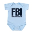 thumbnail image 1 of CafePress - Female Body Inspector Baby Light Bodysuit - Baby Light Bodysuit, Size Newborn - 24 Months, 1 of 4