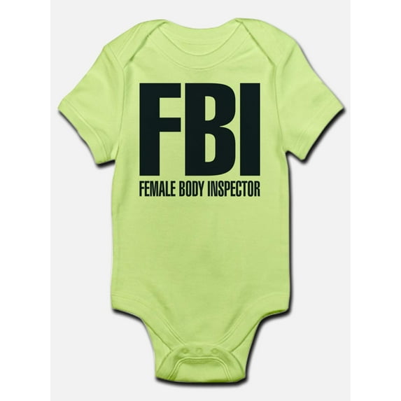 CafePress - Female Body Inspector - Baby Light Bodysuit