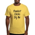 thumbnail image 1 of CafePress - Feminist Chicks Dig Me Light T Shirt - Men's Classic Graphic T-Shirt, 1 of 4