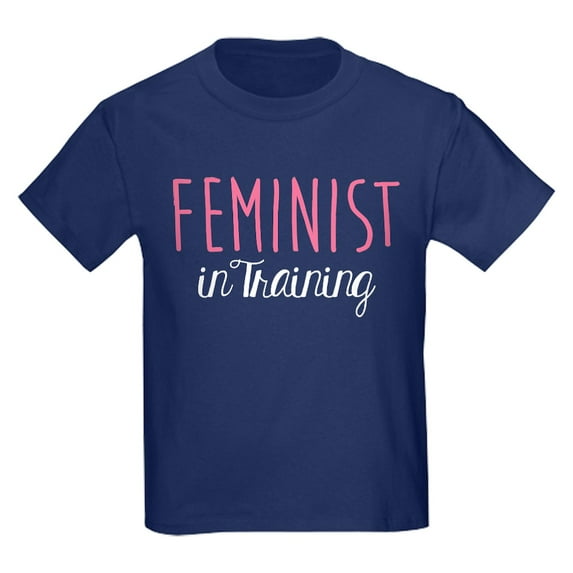 CafePress - Feminist In Training Kids Dark T Shirt - Dark T-Shirt Kids XS-XL