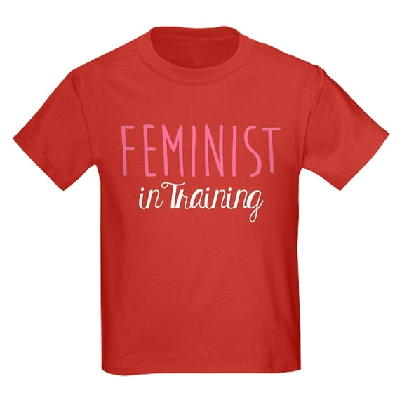 CafePress - Feminist In Training Kids Dark T Shirt - Dark T-Shirt Kids XS-XL