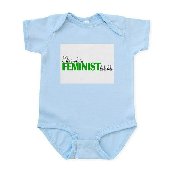 CafePress - Feminist Looks Like Infant Bodysuit - Baby Light Bodysuit, Size Newborn - 24 Months