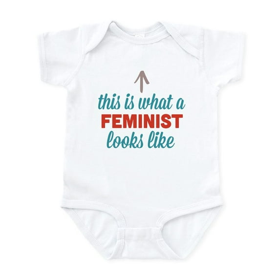 CafePress - Feminist Looks Like Infant Bodysuit - Baby Light Bodysuit, Size Newborn - 24 Months