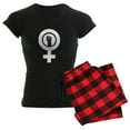 thumbnail image 1 of CafePress - Feminist Power - Women's Dark Pajamas, 1 of 4