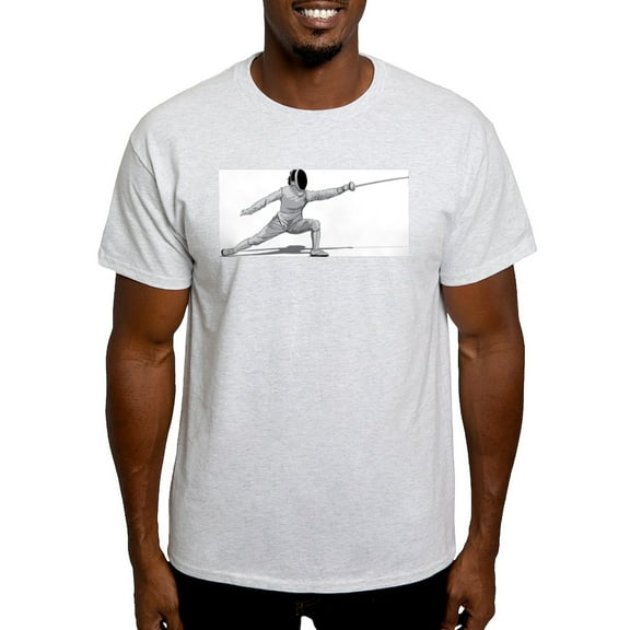 CafePress - Fencing Ash Grey T Shirt - Light T-Shirt - CP