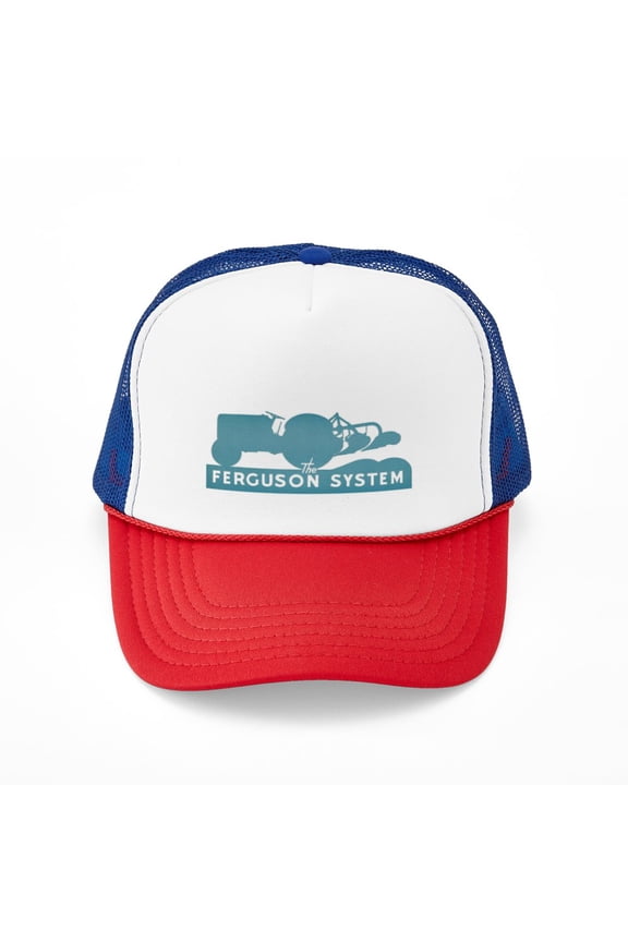 - Ferguson - Adjustable Unisex Printed Trucker Hat with Mesh Back