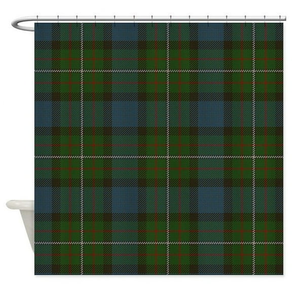 CafePress - Ferguson Tartan - Unique Fabric Shower Curtain 70" x 72"