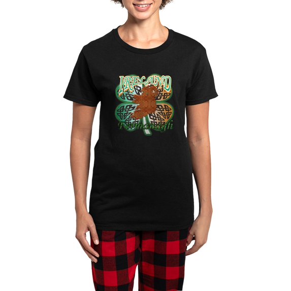 CafePress - Fermanagh Women's Dark Pajamas - Women's Short Sleeve Print T-Shirt and Pants Dark Cotton Pajama Set