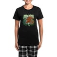 thumbnail image 1 of CafePress - Fermanagh Women's Dark Pajamas - Women's Short Sleeve Print T-Shirt and Pants Dark Cotton Pajama Set, 1 of 7