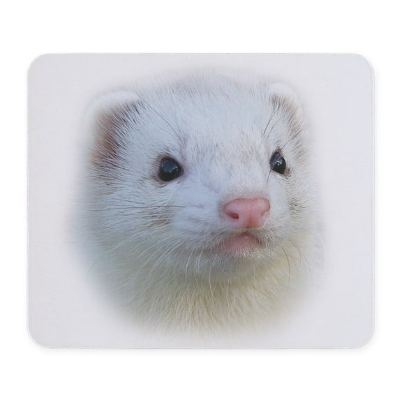 CafePress - Ferret Face Mousepad - Non-slip Rubber Mousepad, Gaming Mouse Pad