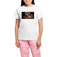 thumbnail image 1 of CafePress - Ferret Love Pajamas - Women's Short Sleeve Print T-Shirt and Pants Light Cotton Pajama Set, 1 of 7
