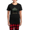 thumbnail image 1 of CafePress - Ferret Tree Of Life 2 Women's Dark Pajamas - Women's Short Sleeve Print T-Shirt and Pants Dark Cotton Pajama Set, 1 of 7