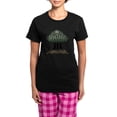 thumbnail image 1 of CafePress - Ferret Tree Of Life 2 Women's Dark Pajamas - Women's Short Sleeve Print T-Shirt and Pants Dark Cotton Pajama Set, 1 of 7