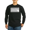 thumbnail image 1 of CafePress - Ferroequinology Defined Long Sleeve T Shirt - Long Sleeve Dark T-Shirt, 1 of 4