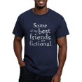 thumbnail image 1 of CafePress - Fictional Friends Men's Fitted T Shirt (Dark) - Men's Fitted T-Shirt, 1 of 4