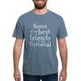 thumbnail image 1 of CafePress - Fictional Friends Women's Dark T Shirt - Mens Comfort Colors Shirt, 1 of 5