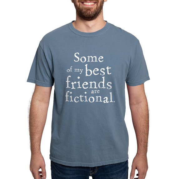 CafePress - Fictional Friends Women's Dark T Shirt - Mens Comfort Colors Shirt