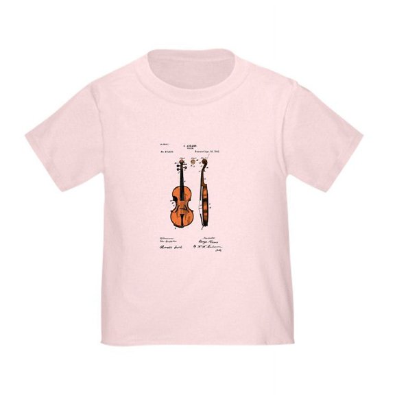 CafePress - Fiddle (Full) Patent Toddler T Shirt - Cute Toddler T-Shirt, 100% Cotton