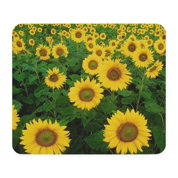 CafePress - Field Of Sunflowers Mousepad - Non-slip Rubber Mousepad, Gaming Mouse Pad