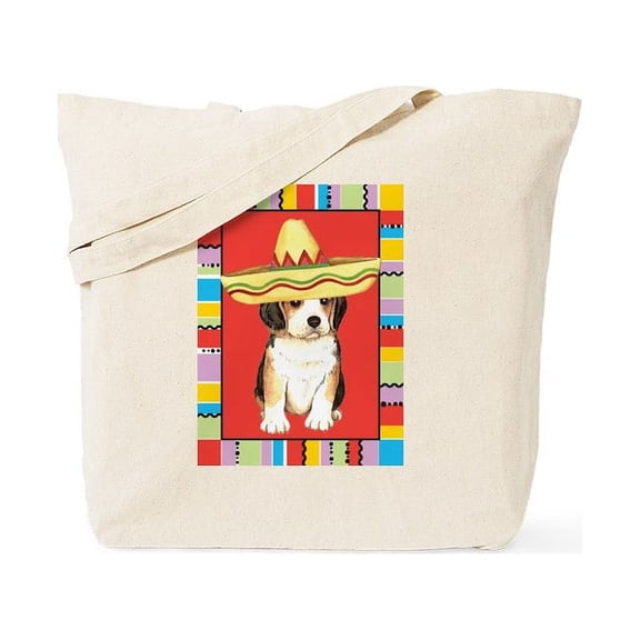 CafePress - Fiesta Beagle Tote Bag - Unisex Canvas Tote Bag, Beige, 1-Piece